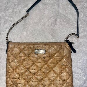 Kate Spade Crossbody Purse Cork Quilted Exterior
